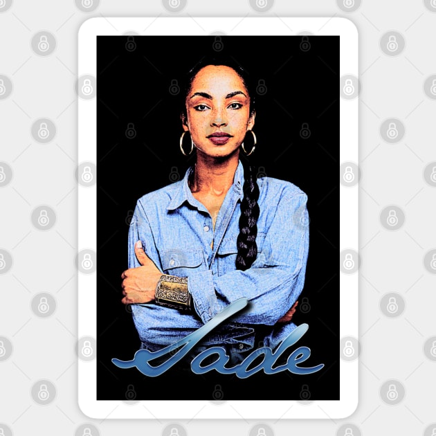 Sade // Classic 80s Retro Sticker by JAGOSTU